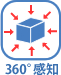 360°検知